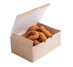 Контейнер бумажный крафт Eco Fast Food Box L 150х91х70мм (25 шт/упак)